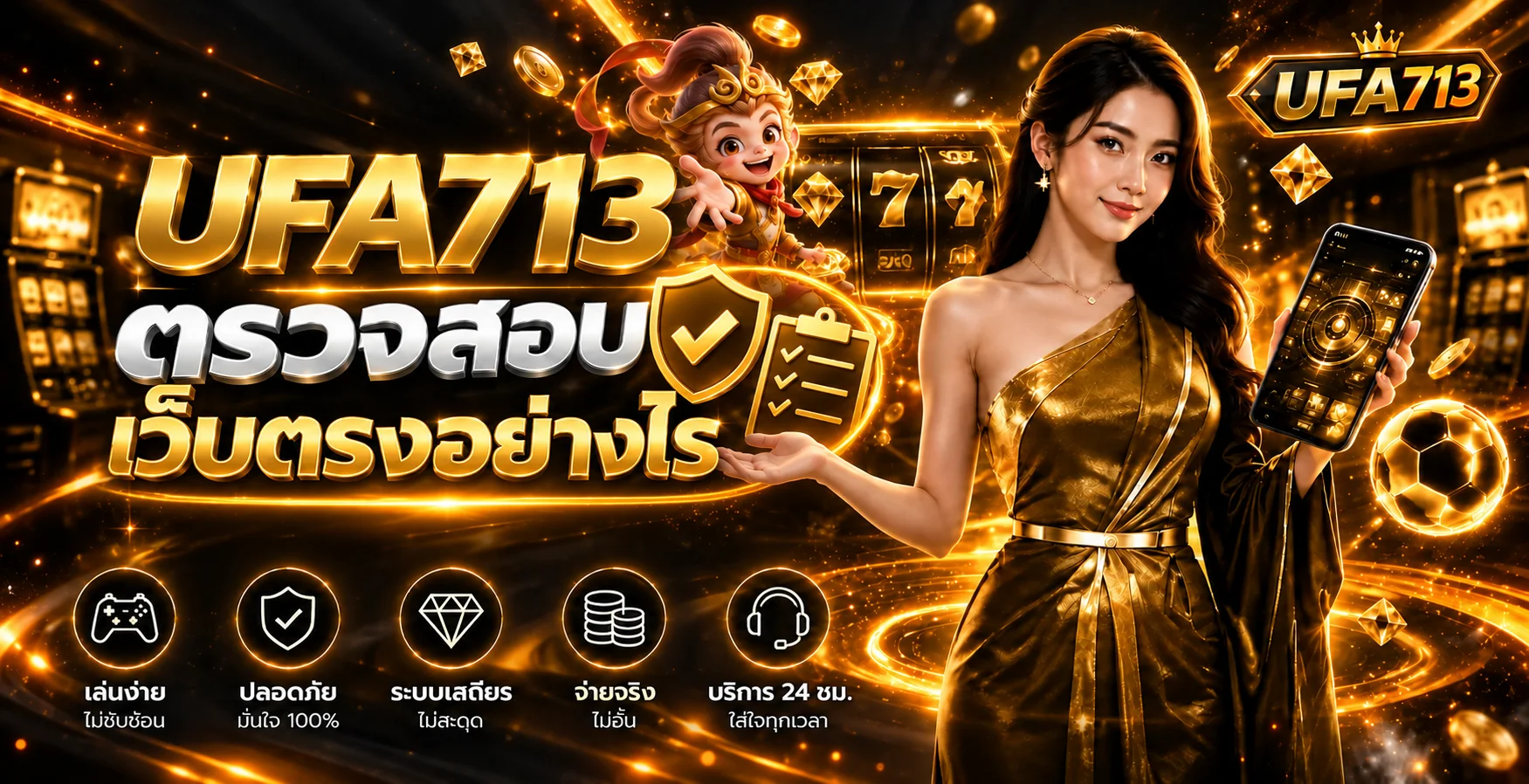 UFA713 เว็บตรง วิธีตรวจสอบก่อนสมัครและฝากเงิน